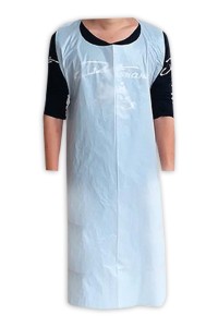 SKAP058 製造一次性圍裙 PE塑料 防水 防油 廚房 餐飲 清潔  設計腰部繫帶圍裙 圍裙中心 100只